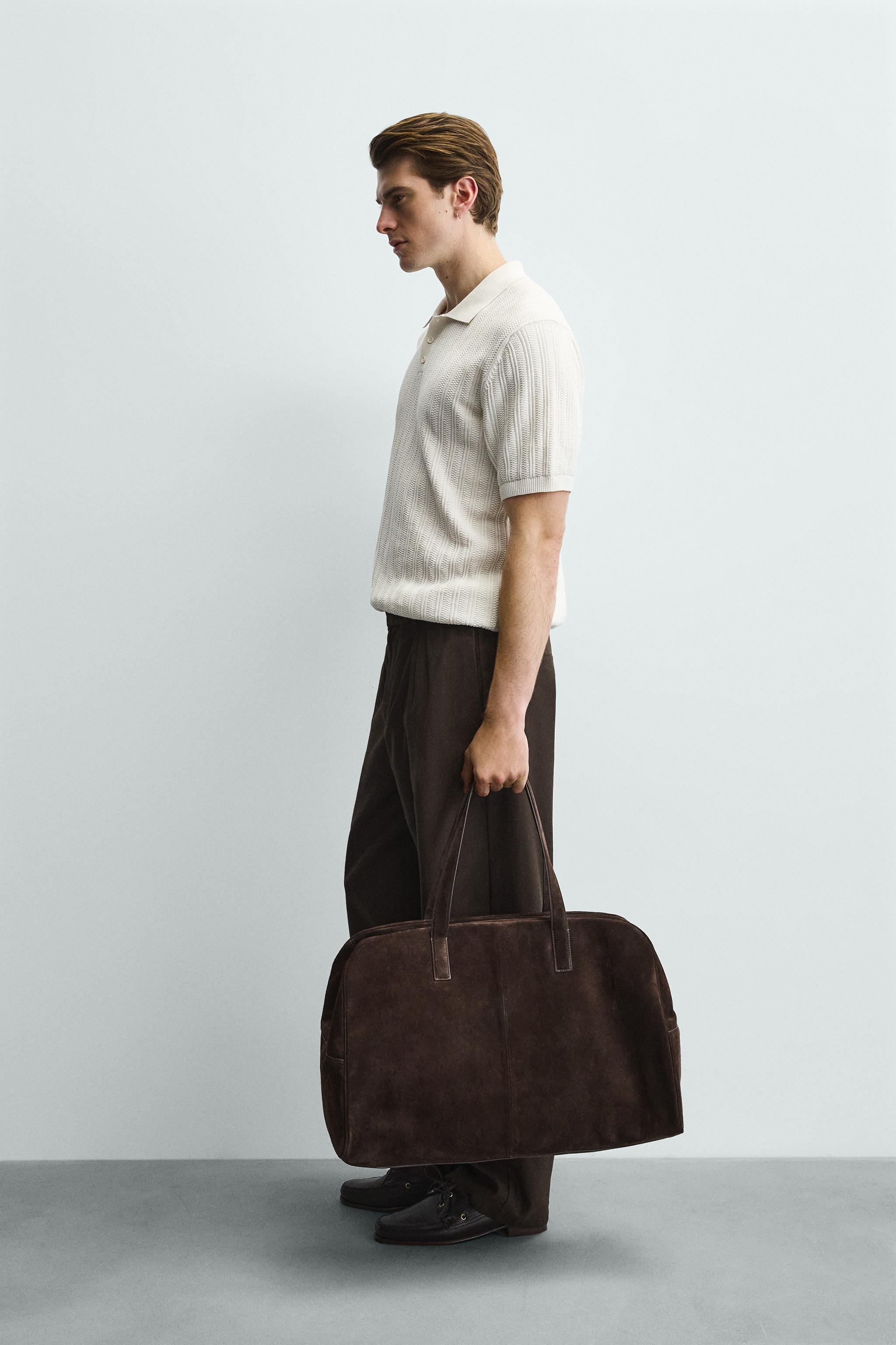 RIBBED KNIT POLO SHIRT