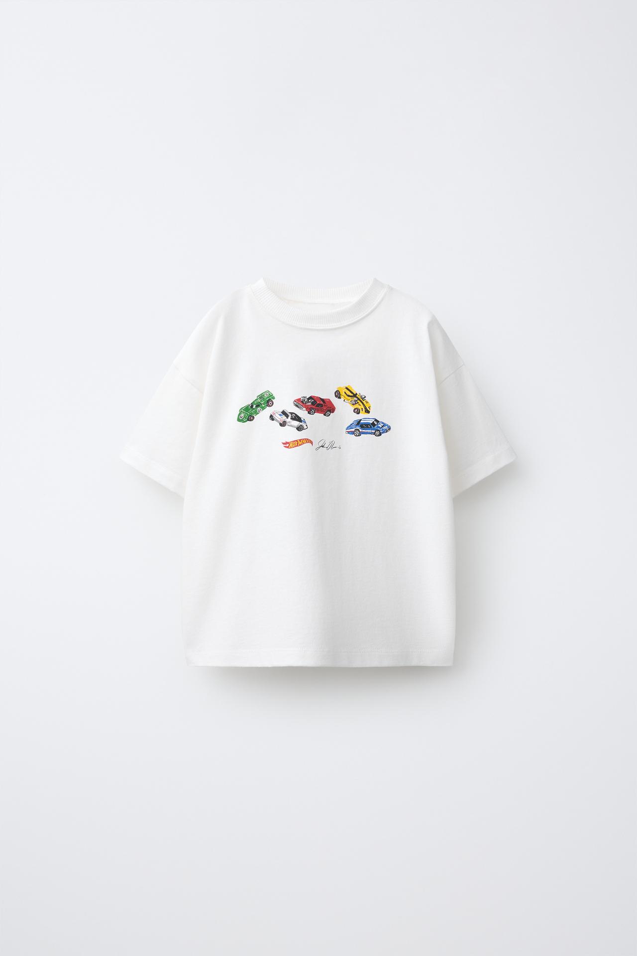 HOT WHEELS™ MATTEL PRINT T-SHIRT — White