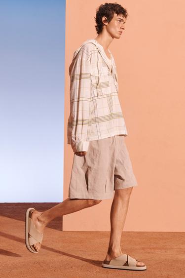 CHCKD SHRT - Printed by Zara