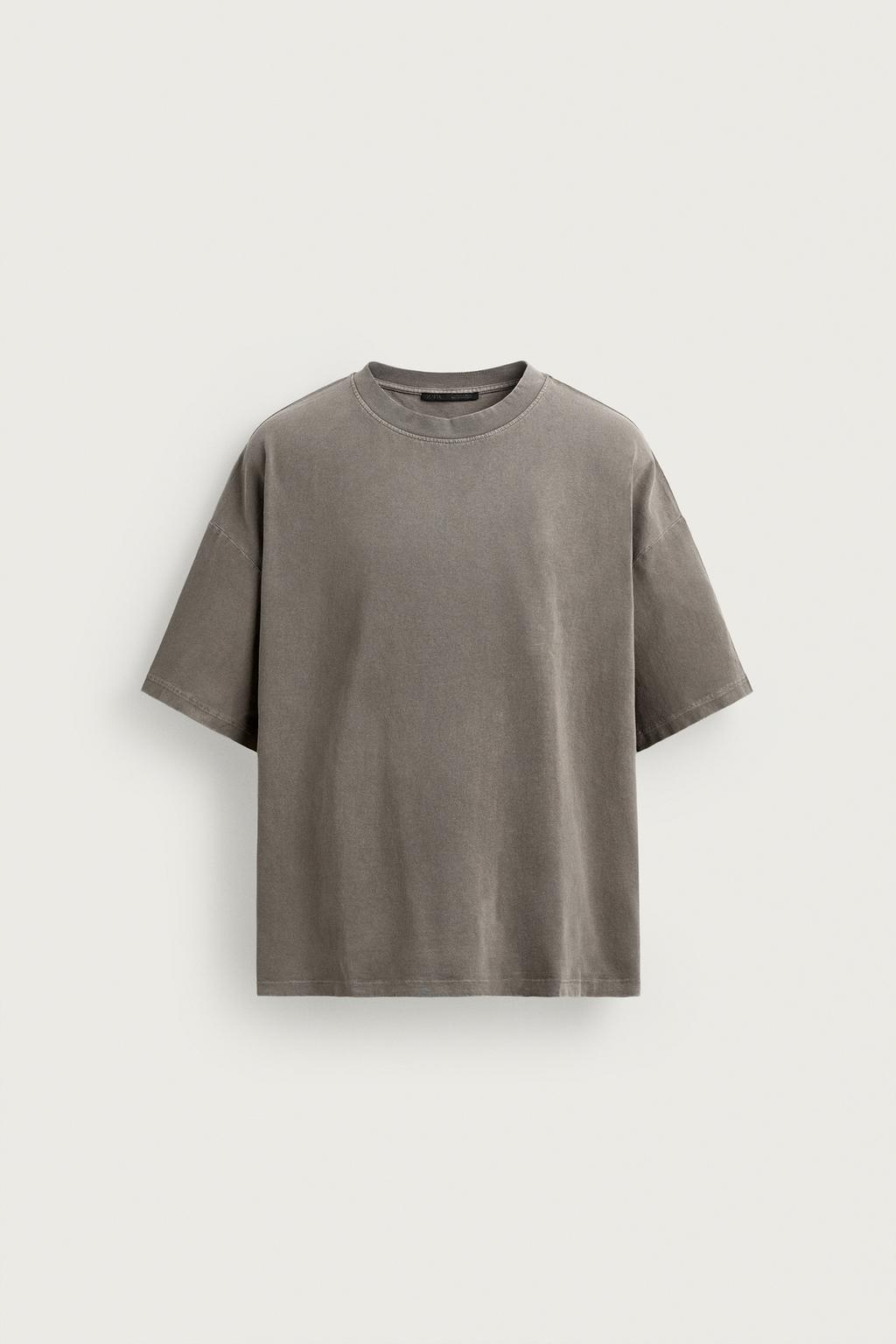 Basic Relaxed Fit Washed T-shirt — Men's
