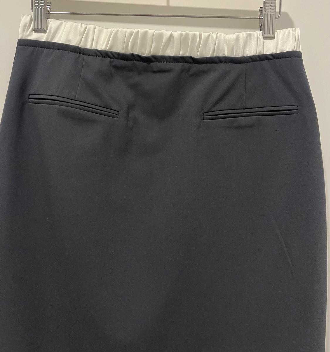 CONTRAST BOXER MIDI SKIRT - Image 6