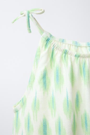 ROBE IMPRIMÉE - Vert de Zara - Image 2