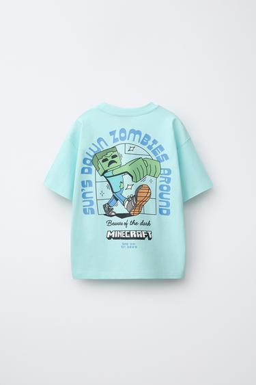 6-14 ANS/ PYJAMA MINECRAFT © MOJANG AB. - Bleu de Zara - Image 2