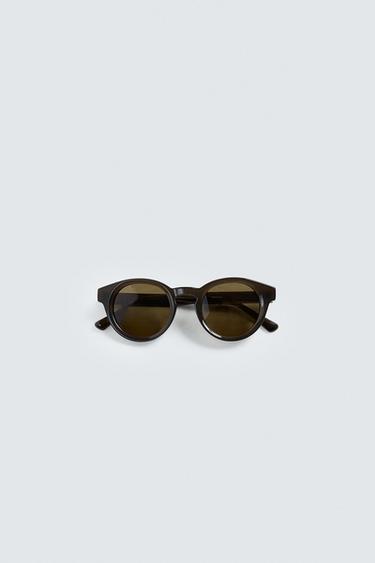 ROUND SUNGLASSES - Dark brown by Zara - Image 7