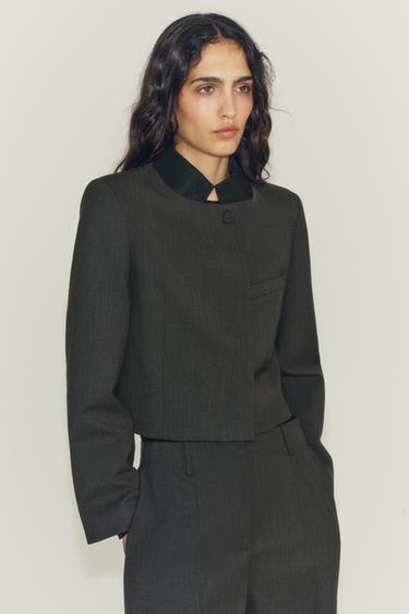 ZW COLLECTION BALLOON TROUSERS - Brown by Zara