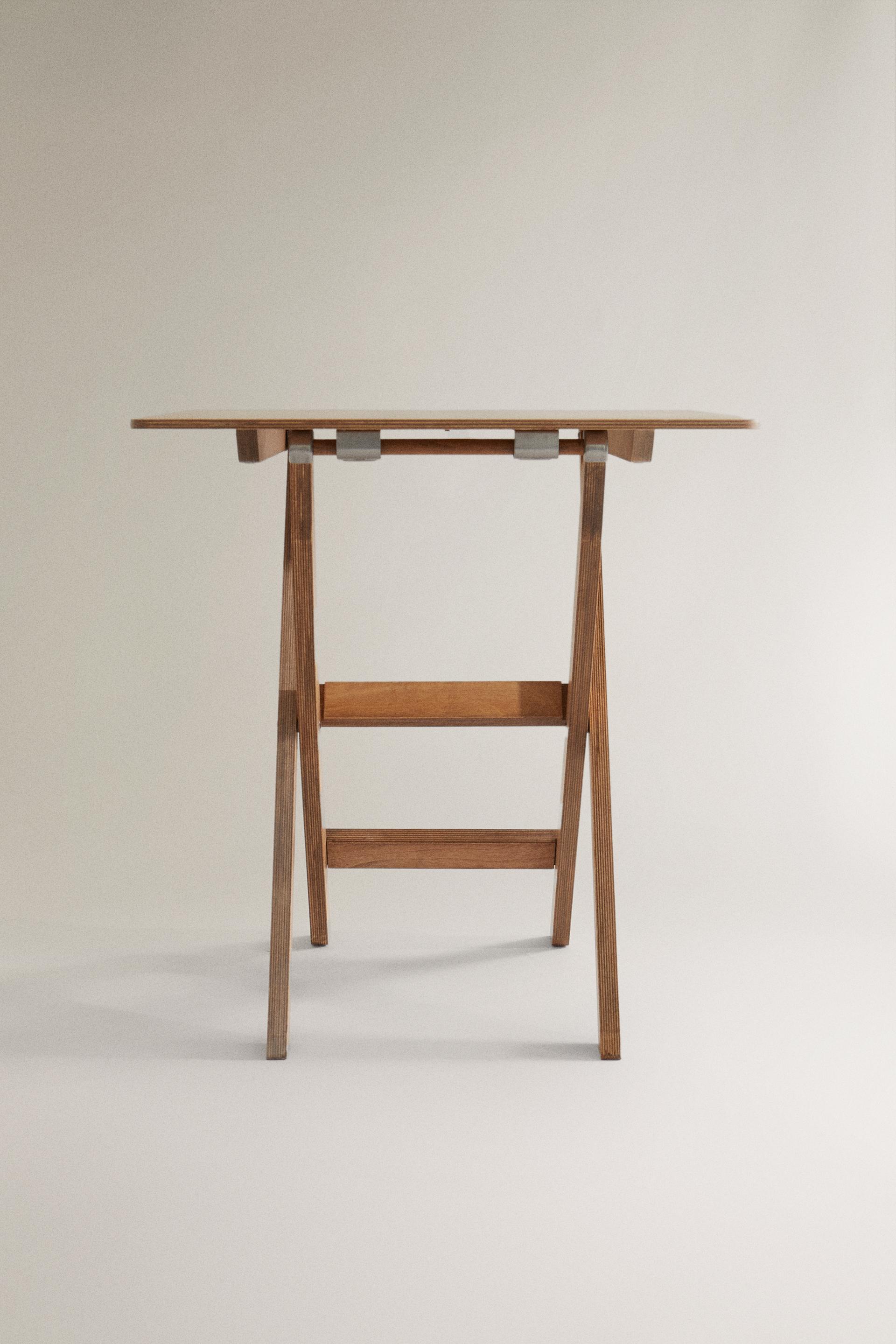 BAREBONES FOLDING OUTDOOR CAMPING TABLE - Brown | ZARA Canada