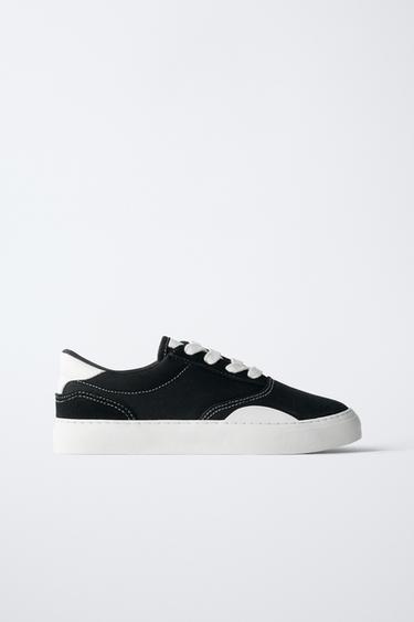 SKATER SNEAKERS - Black by Zara