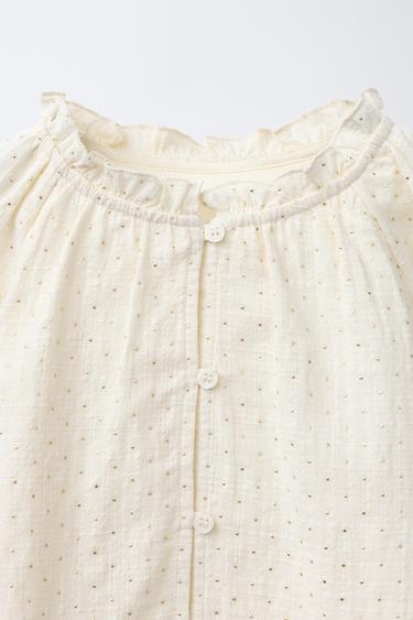 STUDDED BLOUSE - Vanilla by Zara - Image 2