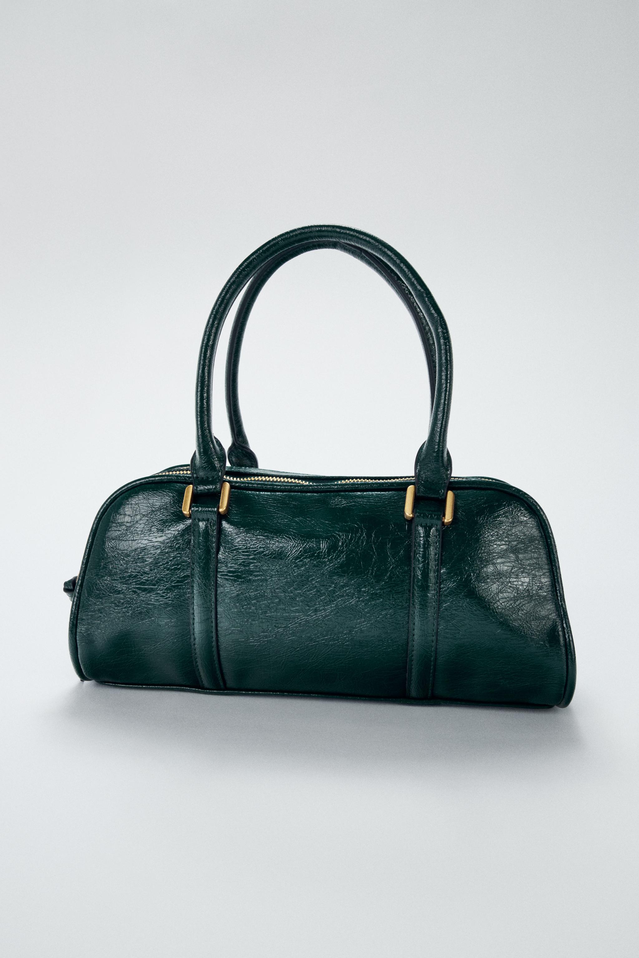 美品 y2k archive ZARA leather hand bag ZARA NEW BAGS & SHOES COLLECTION / EARLY FALL 2024 LATEST