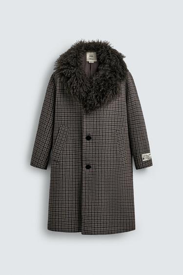 PALLTO ME KUADRATE TË KOMBINUARA HARRY LAMBERT FOR ZARA X DISNEY - Kafe nga Zara