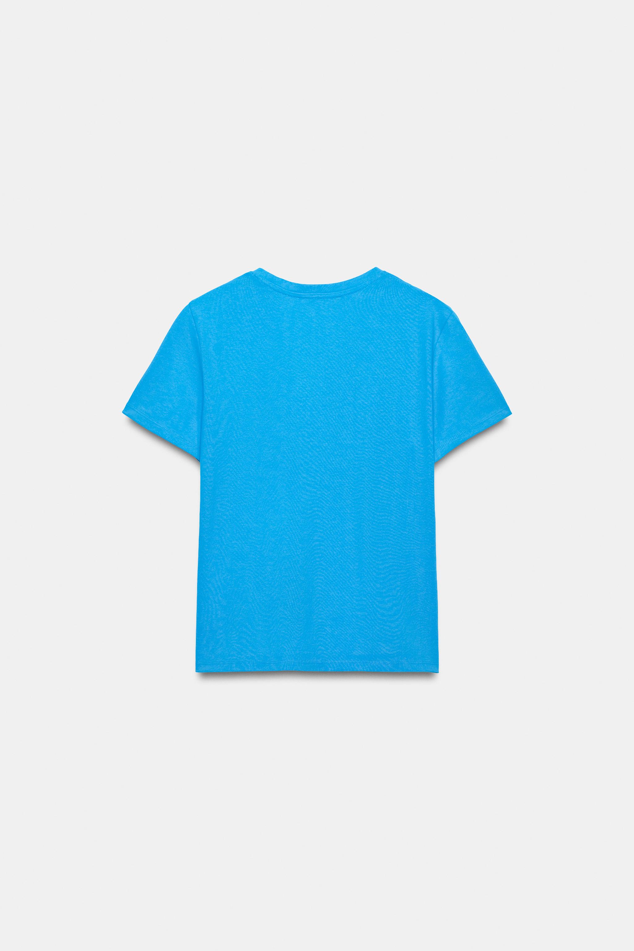 Детские футболки Zara RUSTIC COTTON T-SHIRT — фото 11