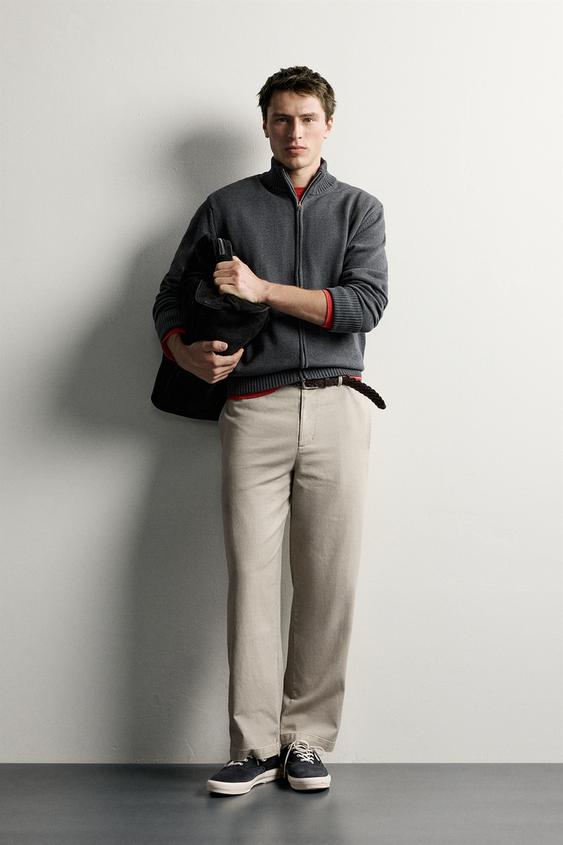 STRAIGHT FIT CHINOBROEK - Steen van Zara - Afbeelding 0