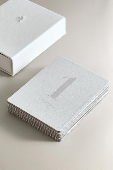 CARTES BÉBÉ MOIS ÉLÉPHANTS - Crème de Zara - Image 3