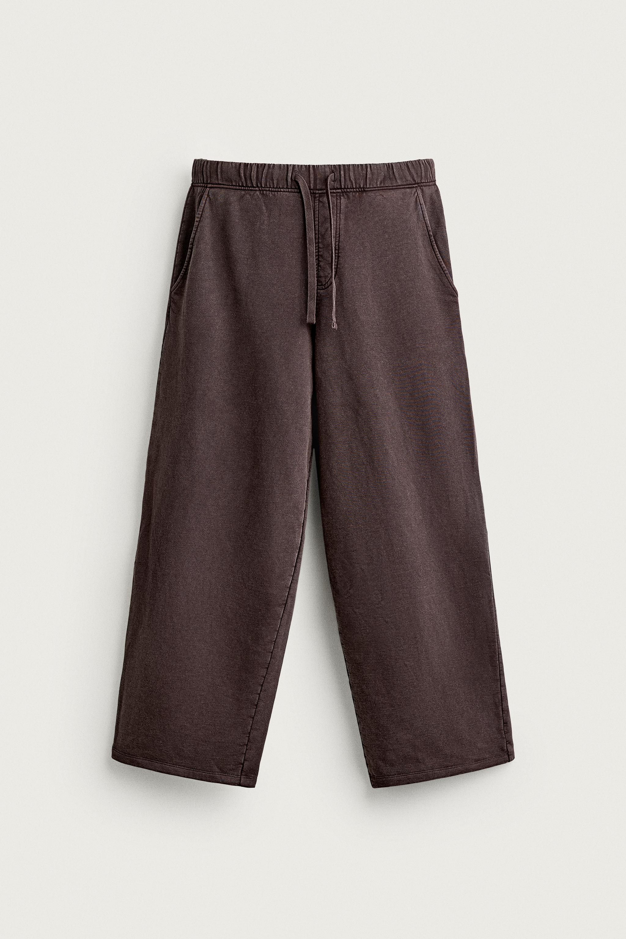 RELAXED FIT WASHED SWEATPANTS