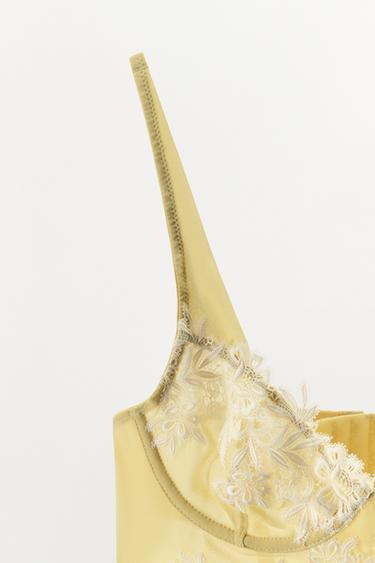 SOUTIEN-GORGE CORSET À ARMATURES EN DENTELLE - Imprimée de Zara - Image 7
