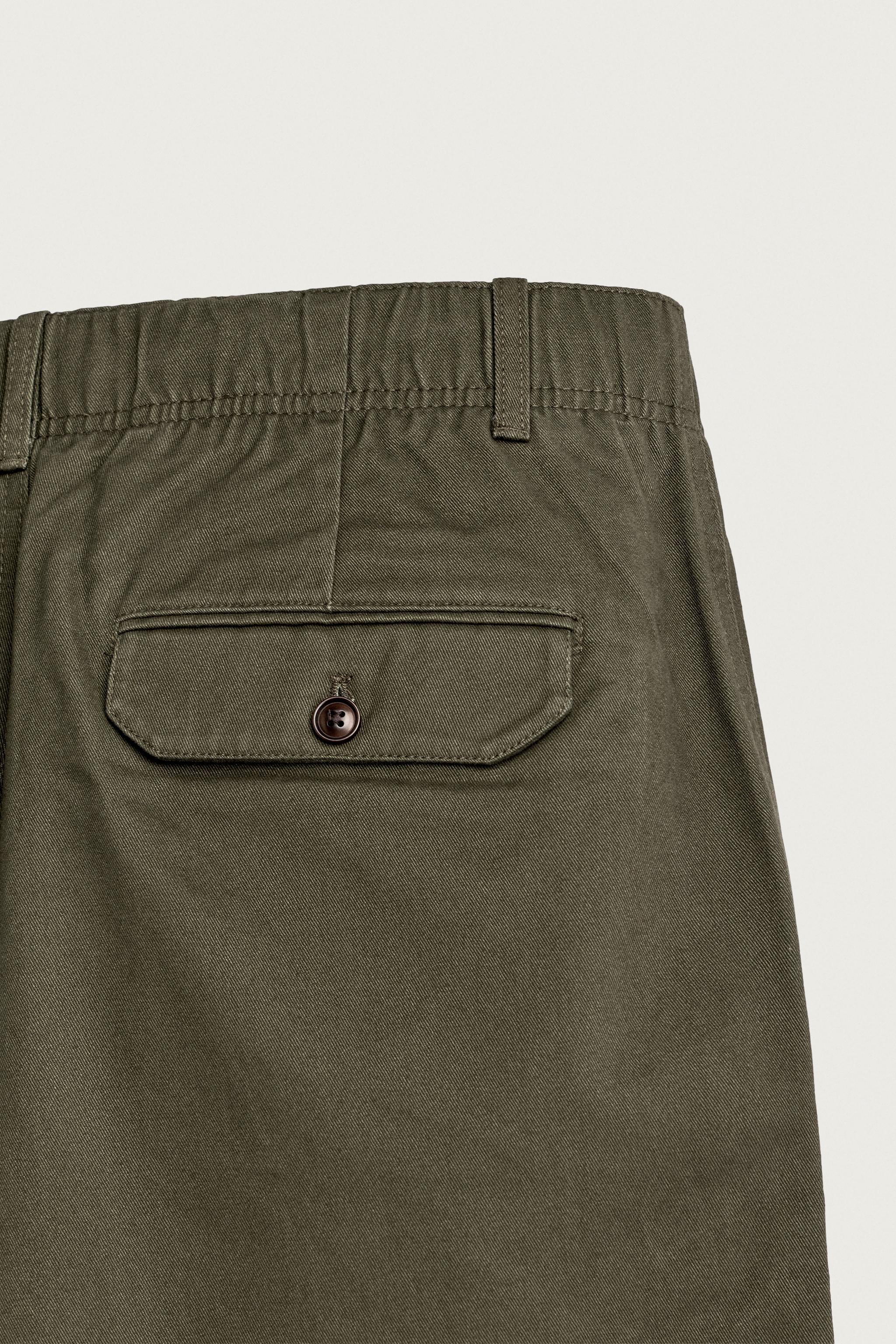 COTTON RELAXED FIT PANTS
