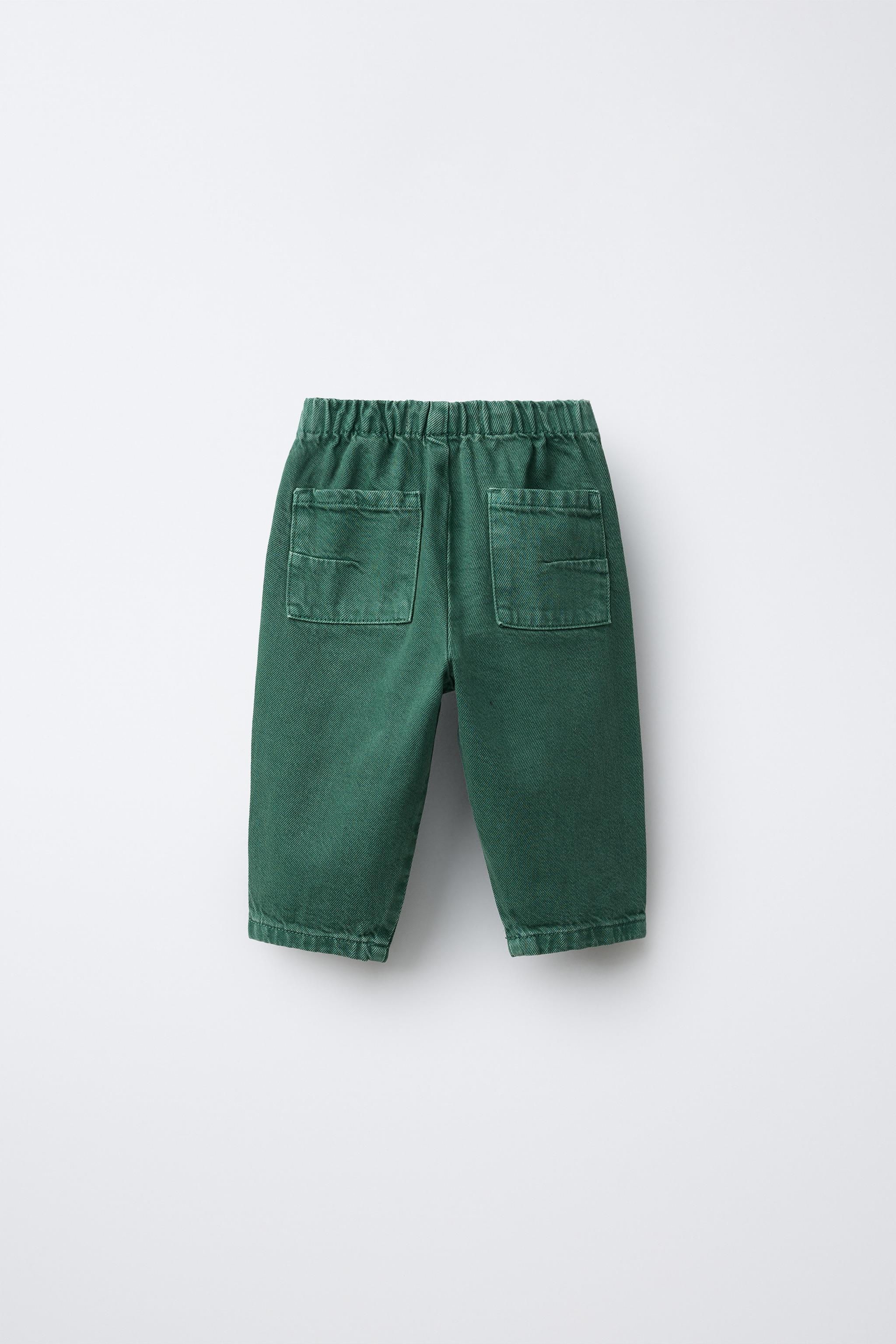 PANTALON EN SERGÉ BAGGY