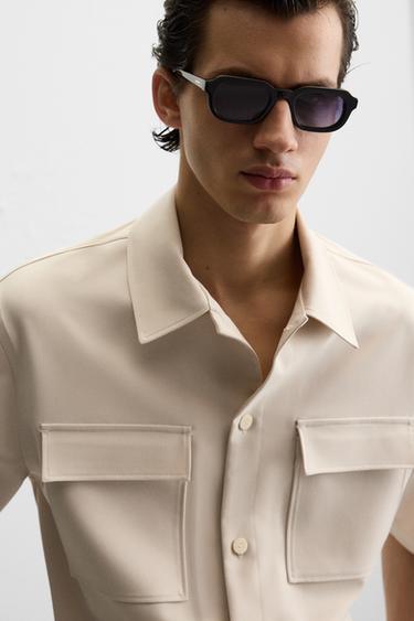 SURCHEMISE À COUPE DÉCONTRACTÉE - Pierre de Zara - Image 4