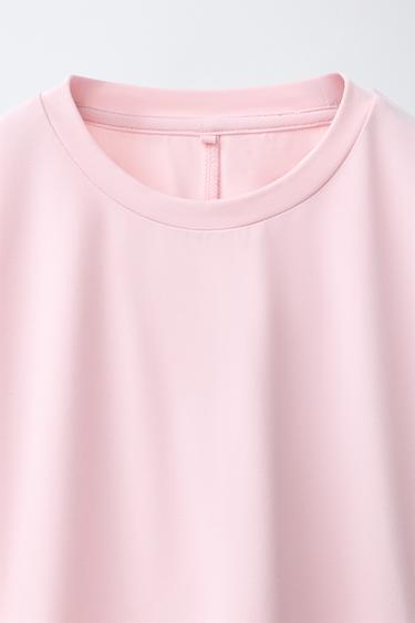 T-SHIRT DE SPORT FLUIDE - Rose de Zara - Image 2