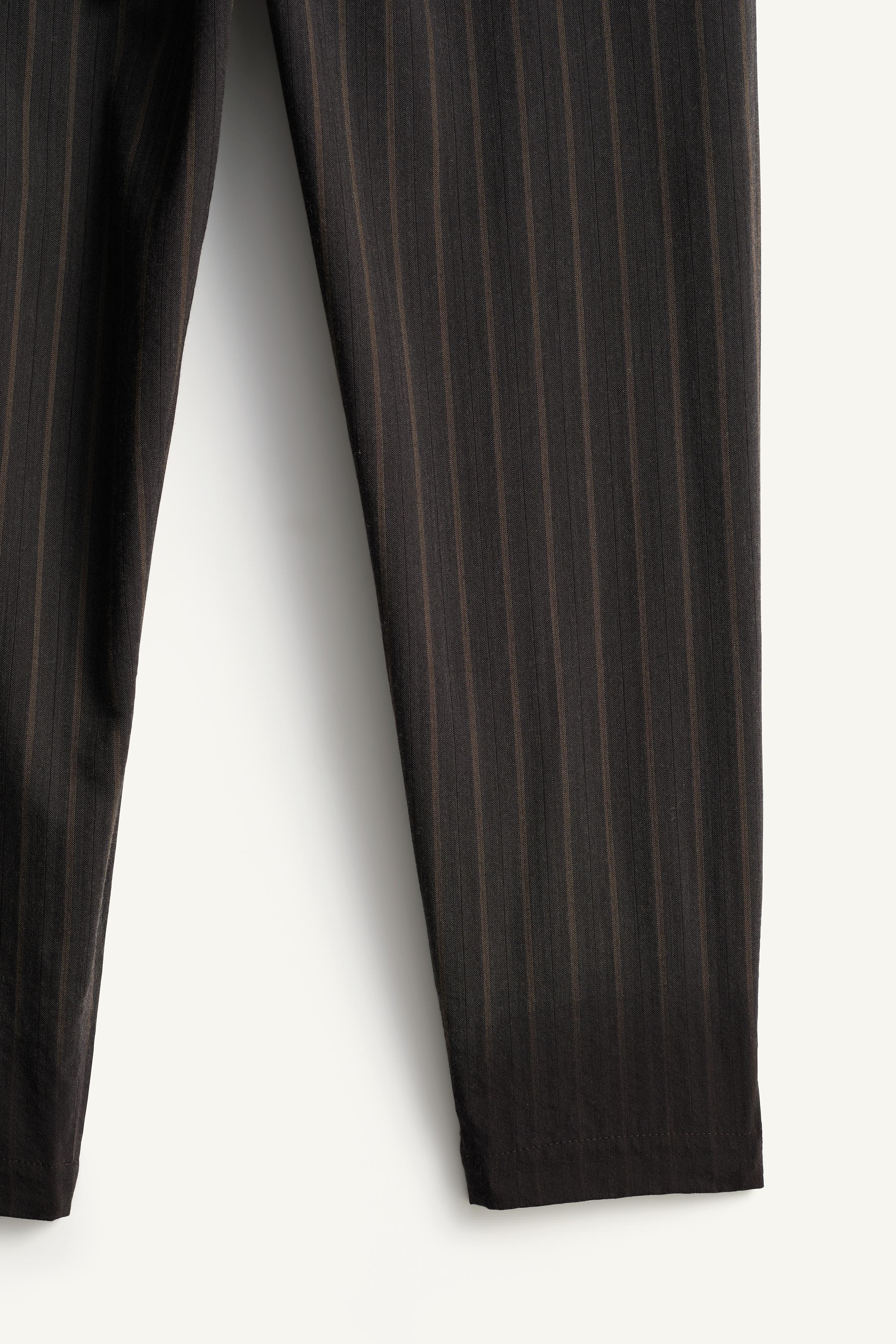 PANTALON RELAXED FIT RAYURES