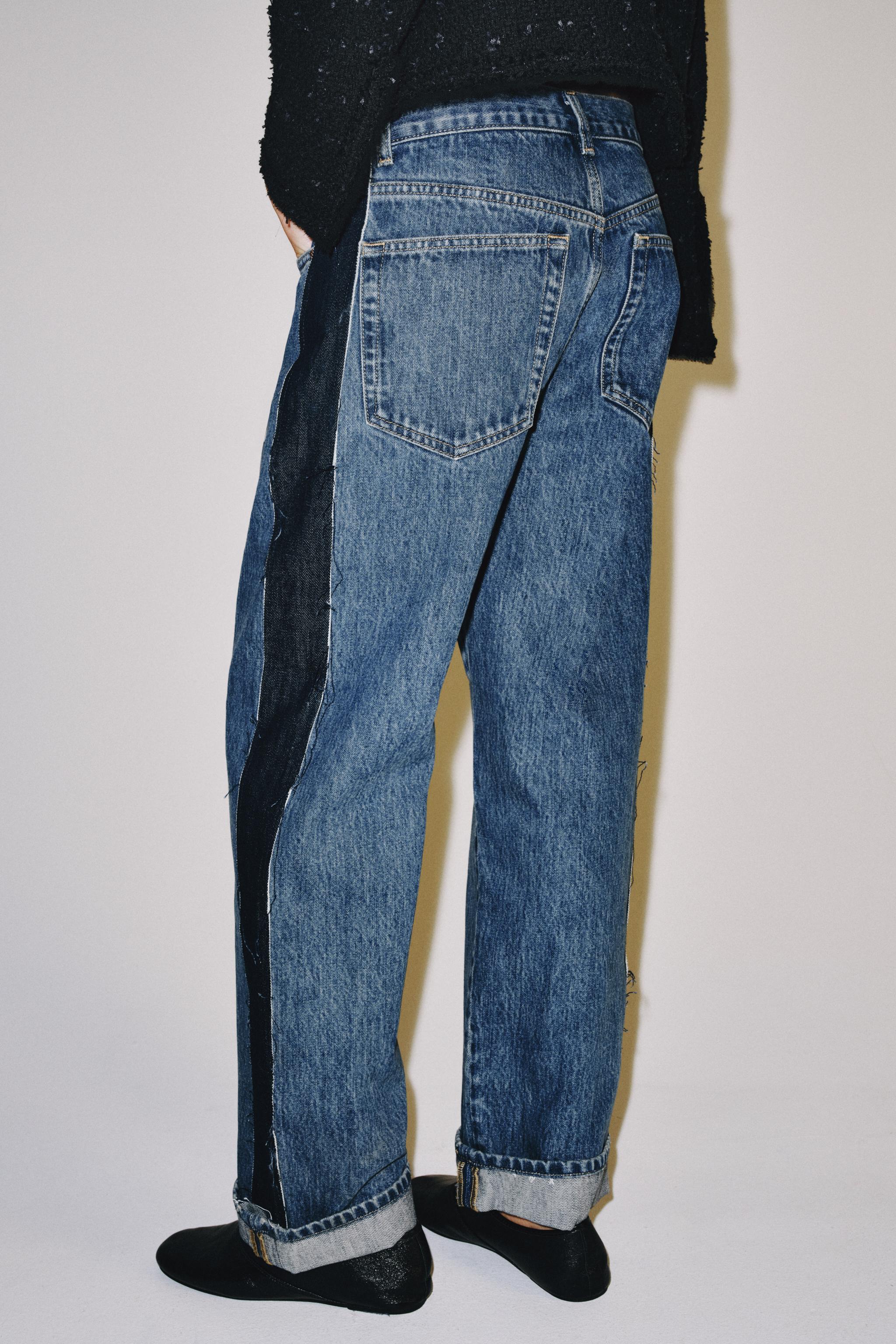 ZW COLLECTION MID-RISE ROLLED UP JEANS