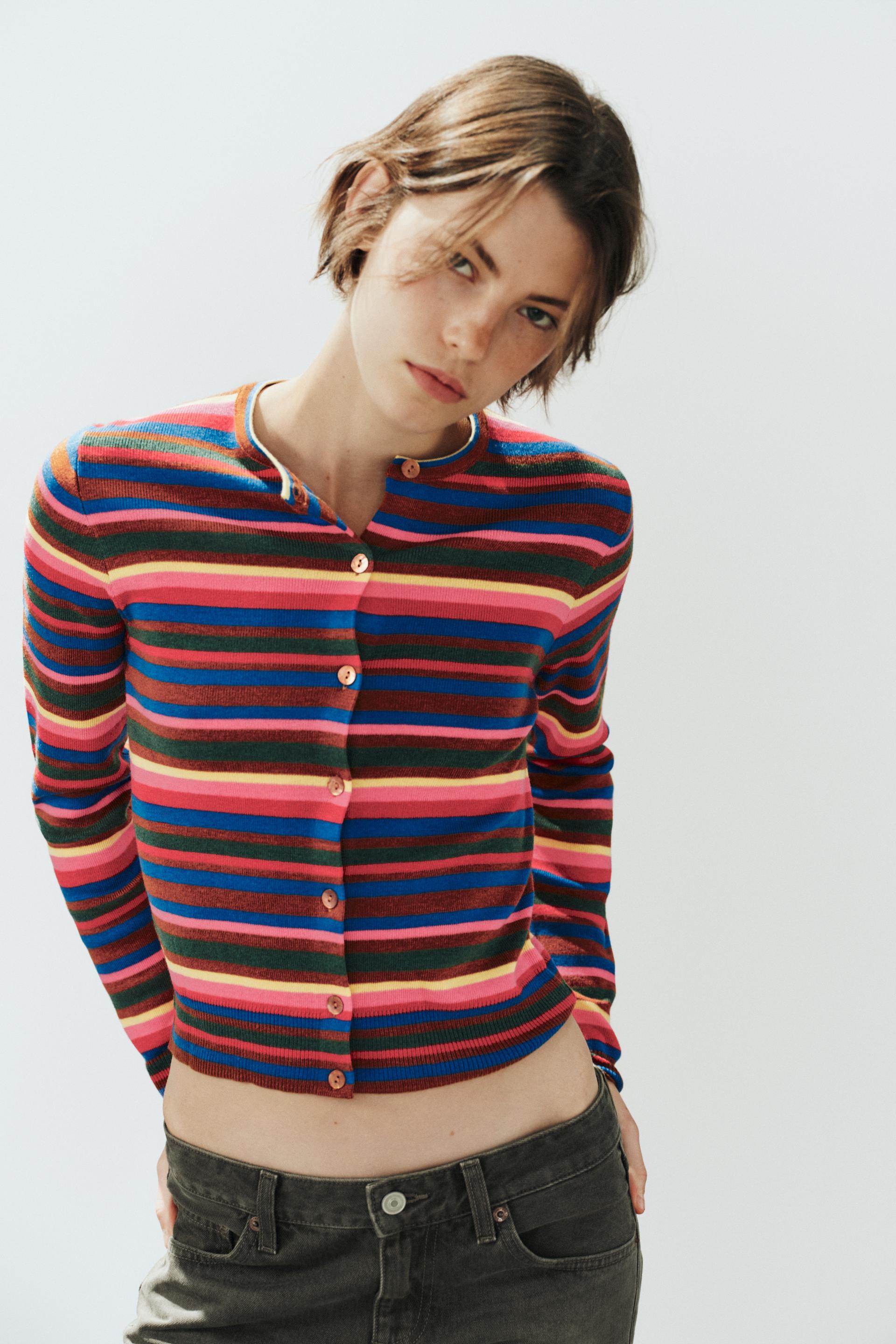 STRIPED CARDIGAN thumbnail 2