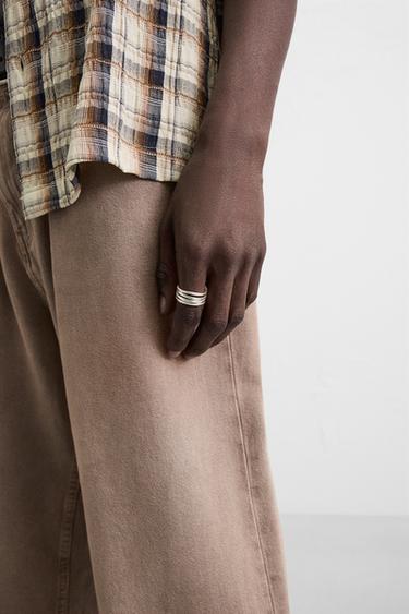 IRREGULAR RINGS PACK OF 4 - Silver by Zara - Image 1