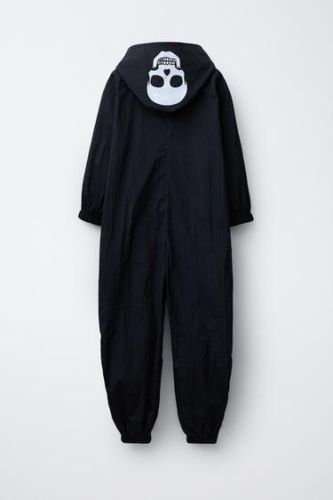 SKELETON JUMPSUIT COSTUME - Black by Zara - Image 2