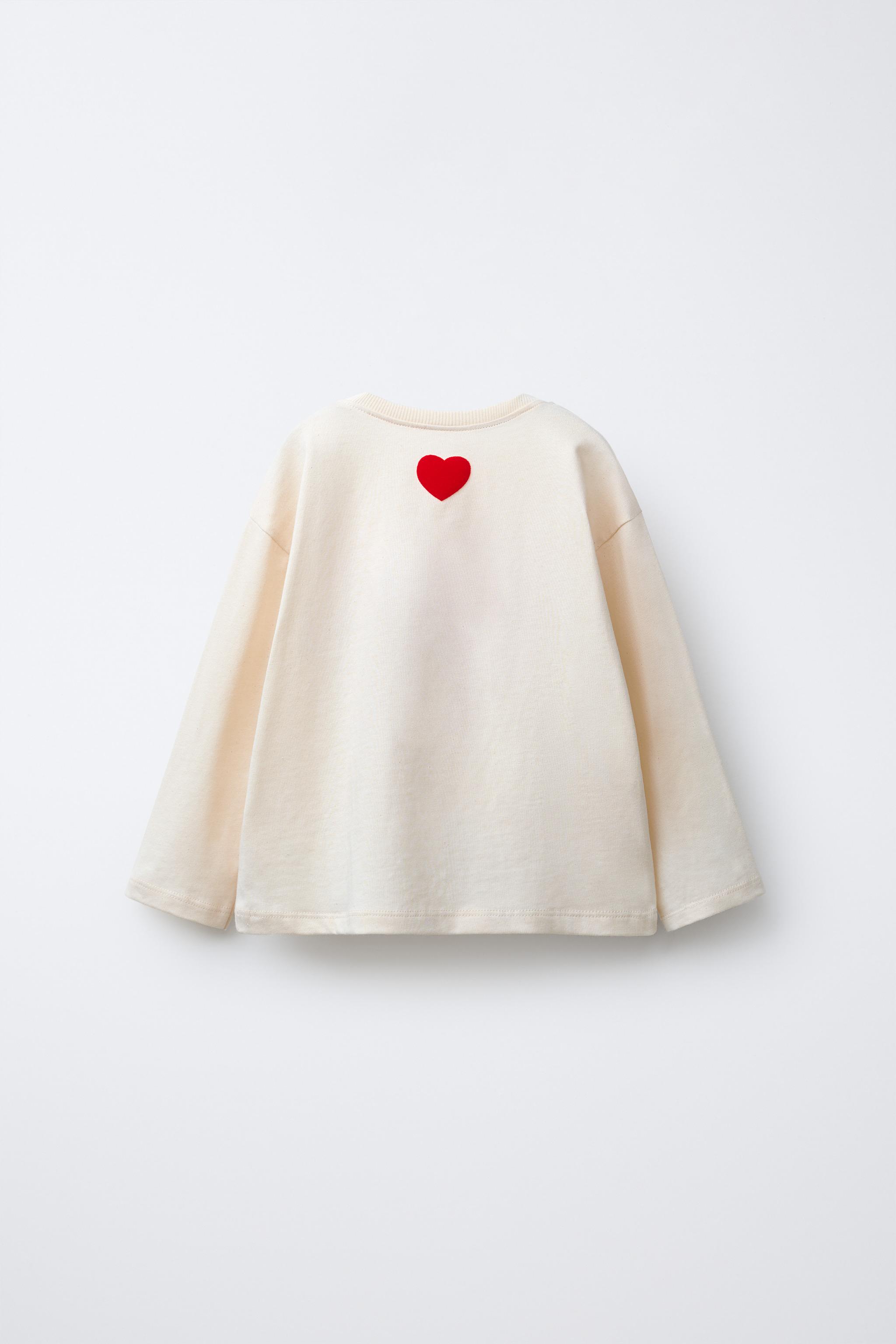 T-SHIRT CŒUR FLOQUÉ MICKEY AND MINNIE MOUSE © DISNEY