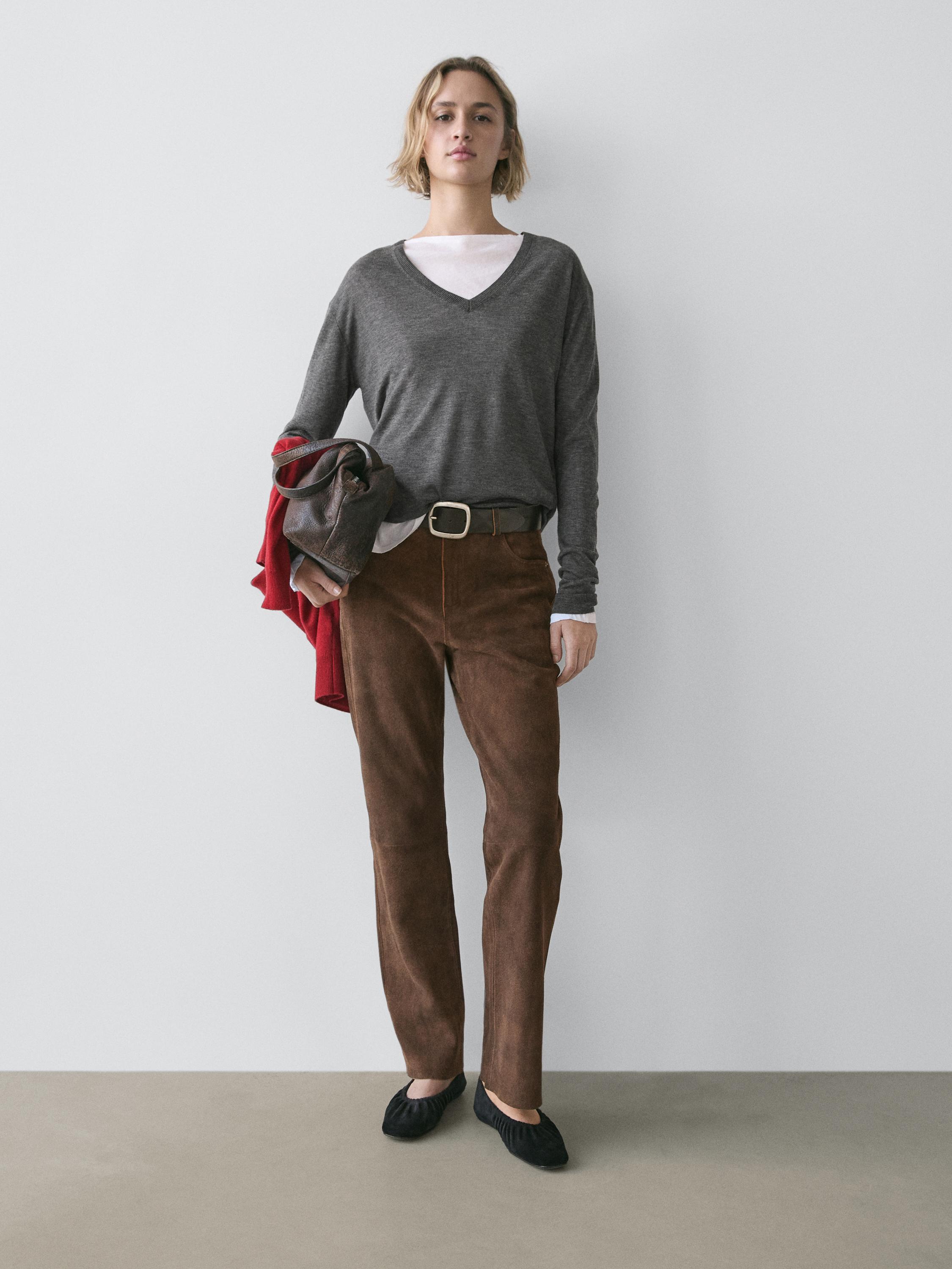 Pull en laine et soie
