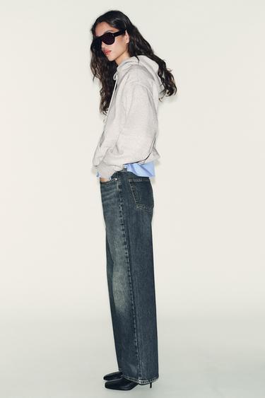 BALLOON HEM HOODIE - Grey marl by Zara - Image 4