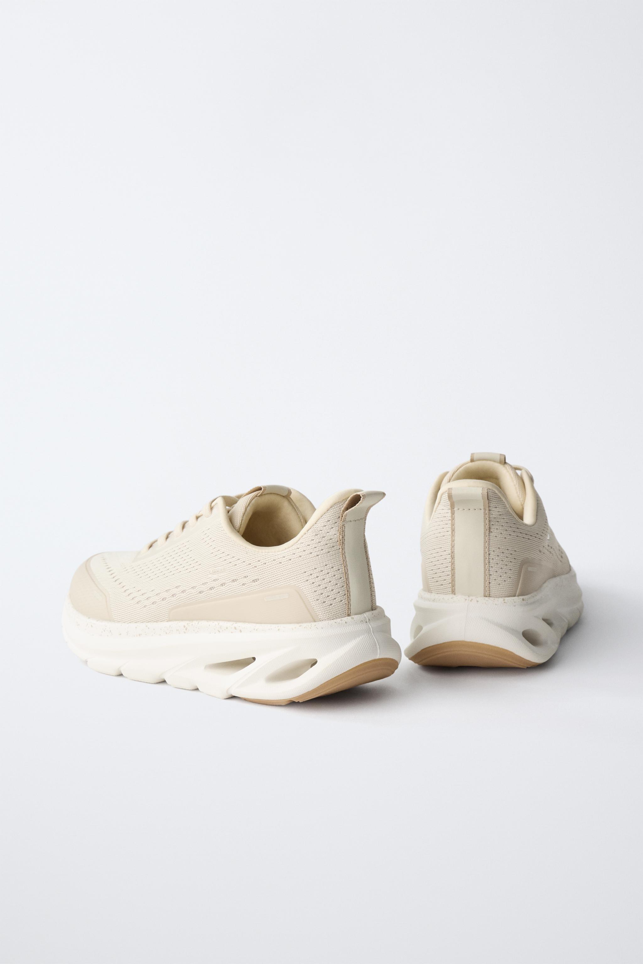 ソールディテールスニーカー - エクリュ | ZARA Japan / 日本