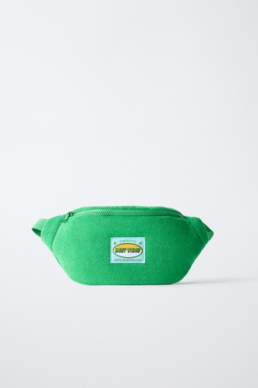 RIÑONERA TOALLA - Verde de Zara