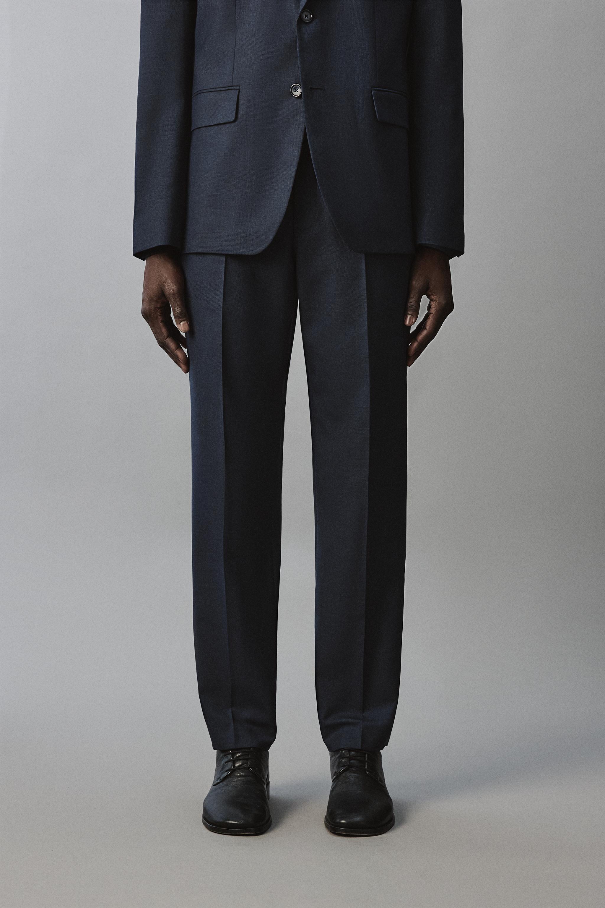PLAID SUIT PANTS