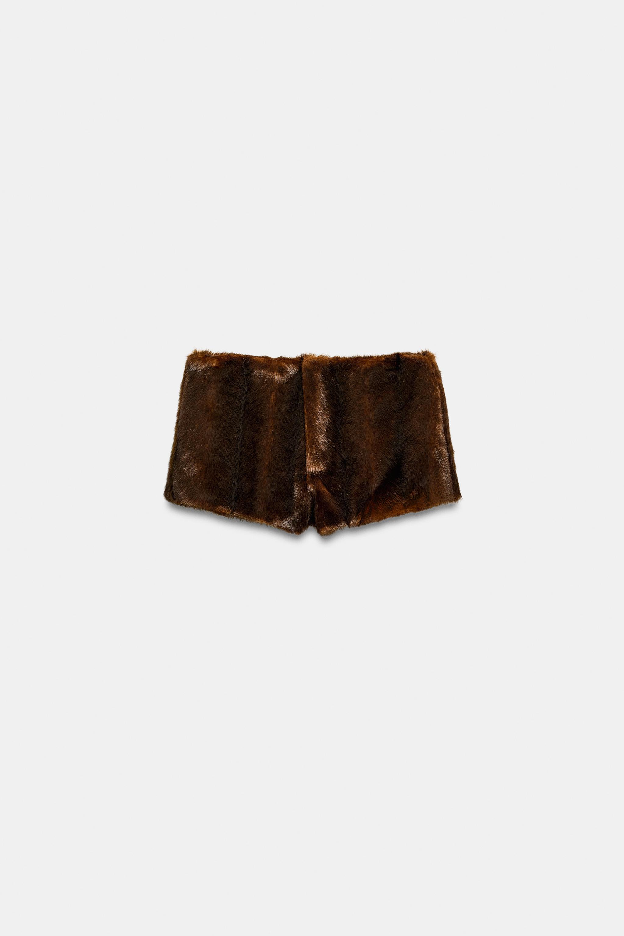 CATS FAUX FUR EFFECT SHORTS
