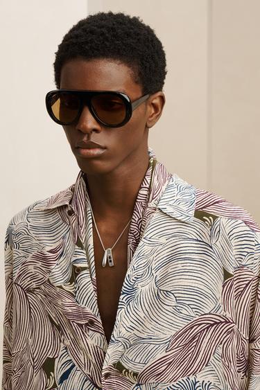 PRNTD SHRT - Purple by Zara - Image 4