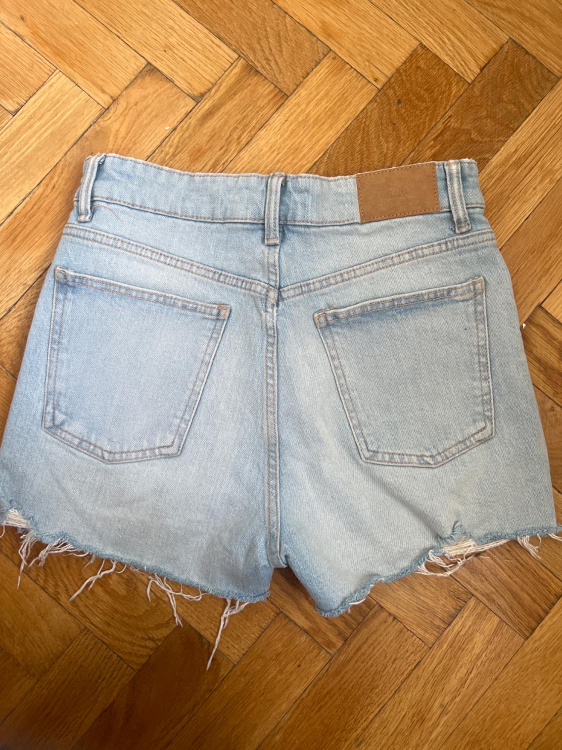 HIGH RISE DENIM SHORTS - Image 3