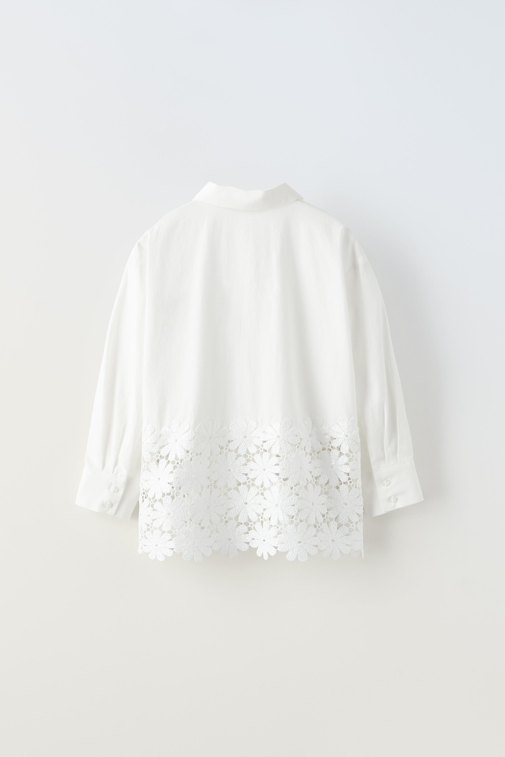 White Lace Shirt