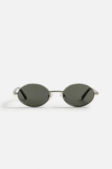OVAL SUNGLASSES - Silver by Zara