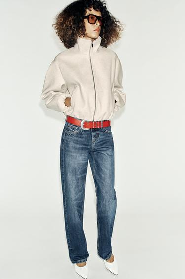 SOFT BOMBER JACKET - Ecru by Zara