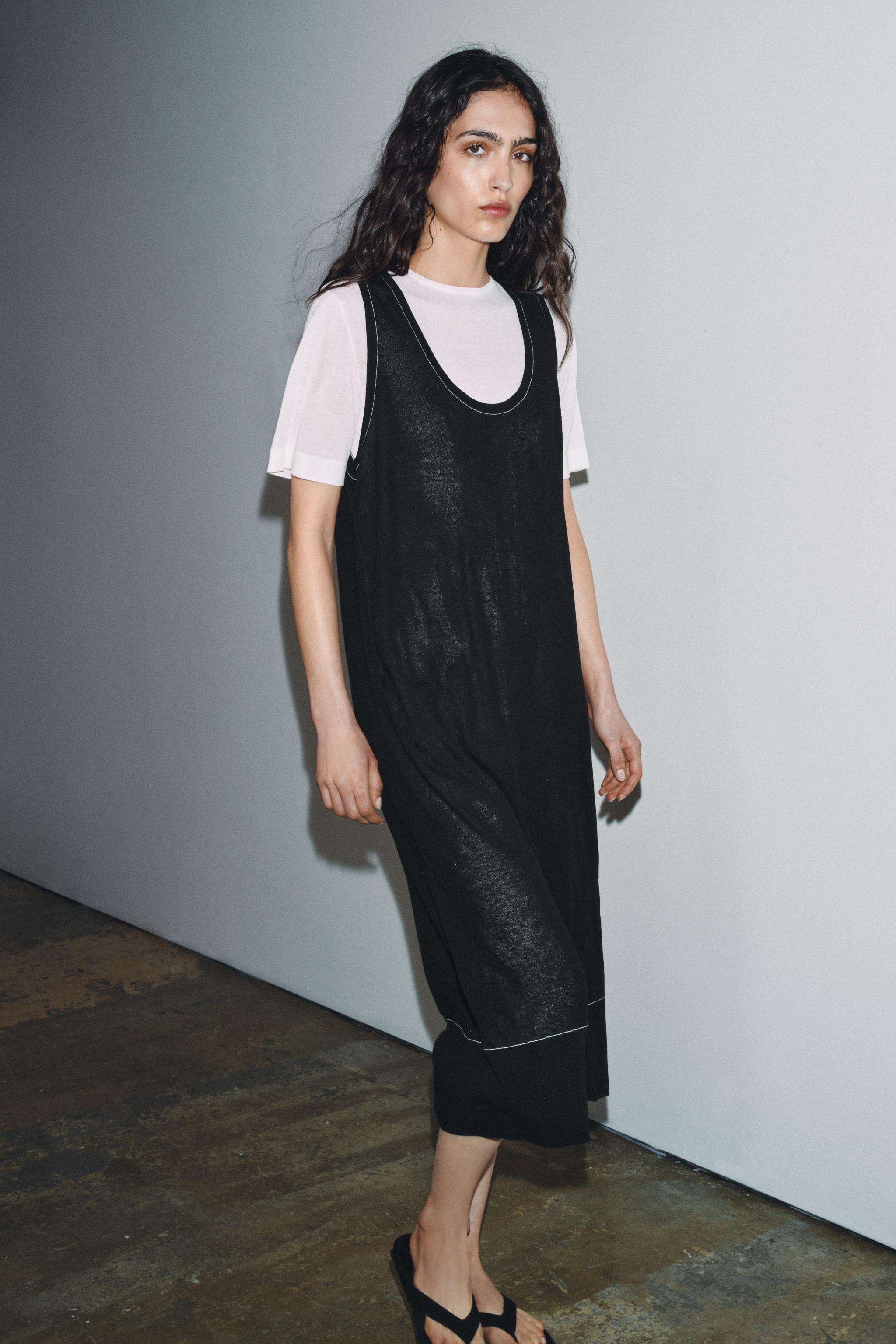 COMBINATION KNIT DRESS
