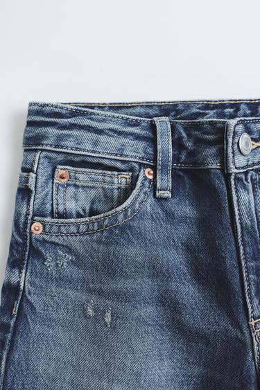 Zara WIDE LEG JEANS - Mid-blue