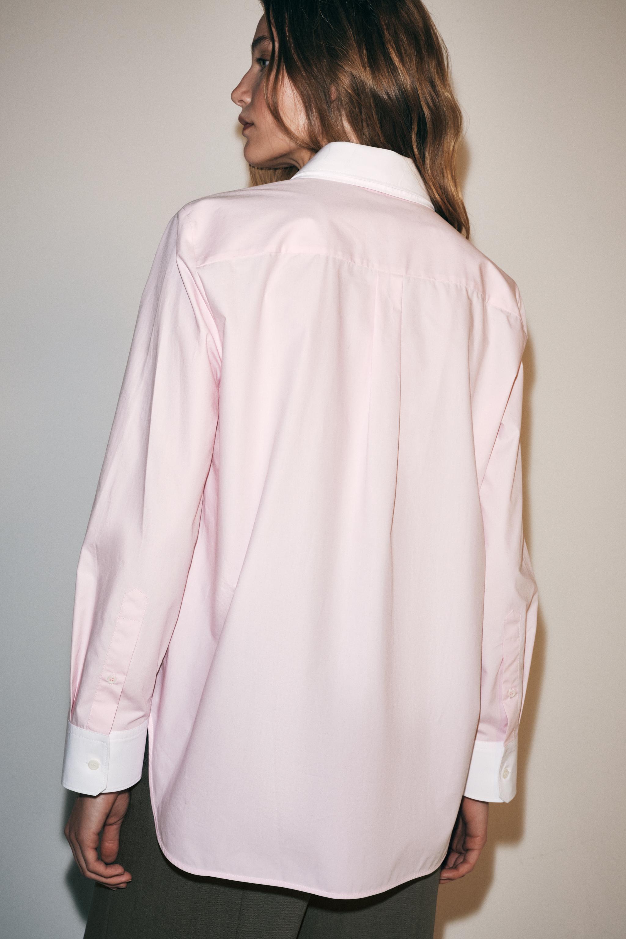 ZW COLLECTION DOUBLE COLLAR SHIRT