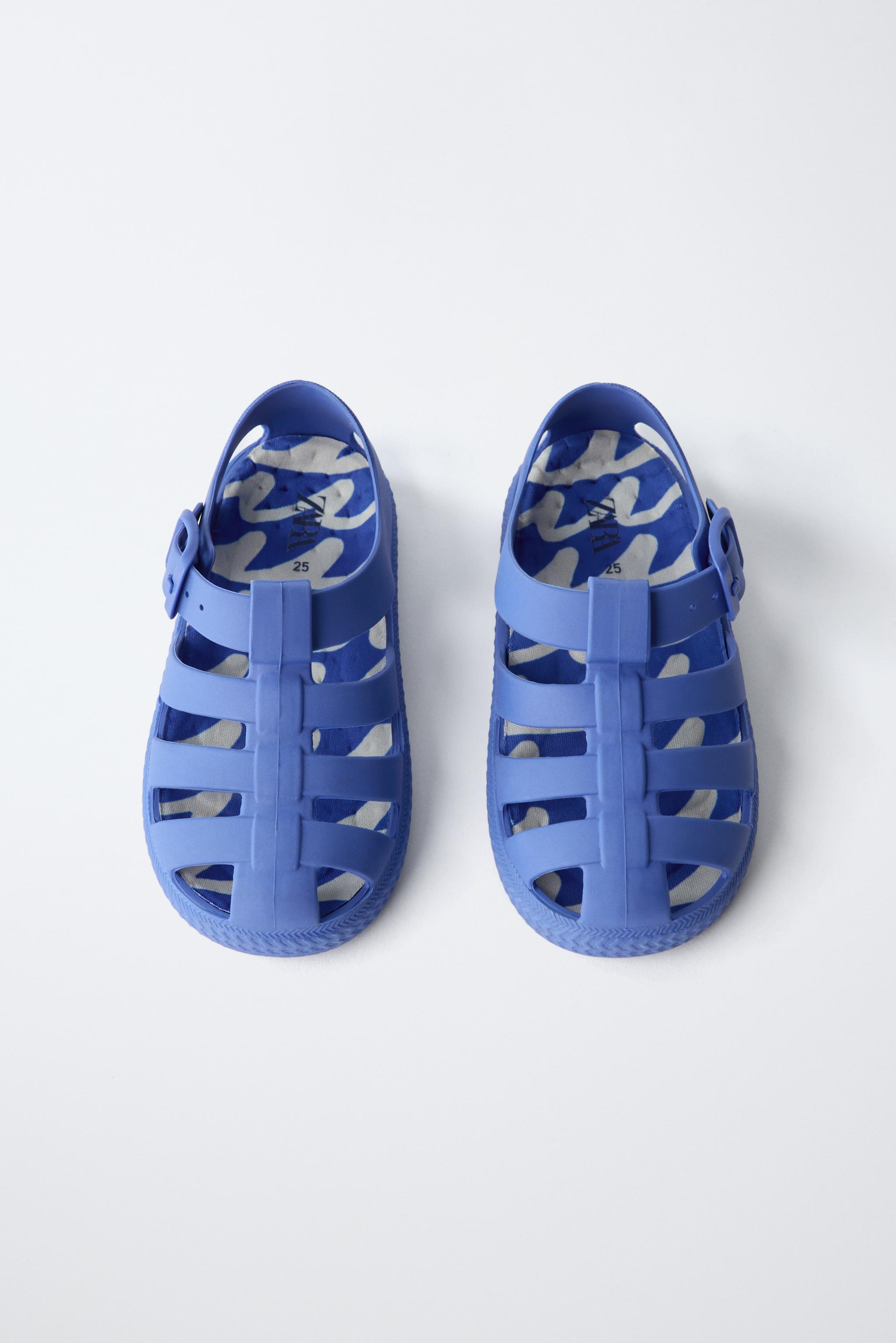 Детские сандалии Zara RUBBERIZED FISHERMAN SANDALS — фото 5