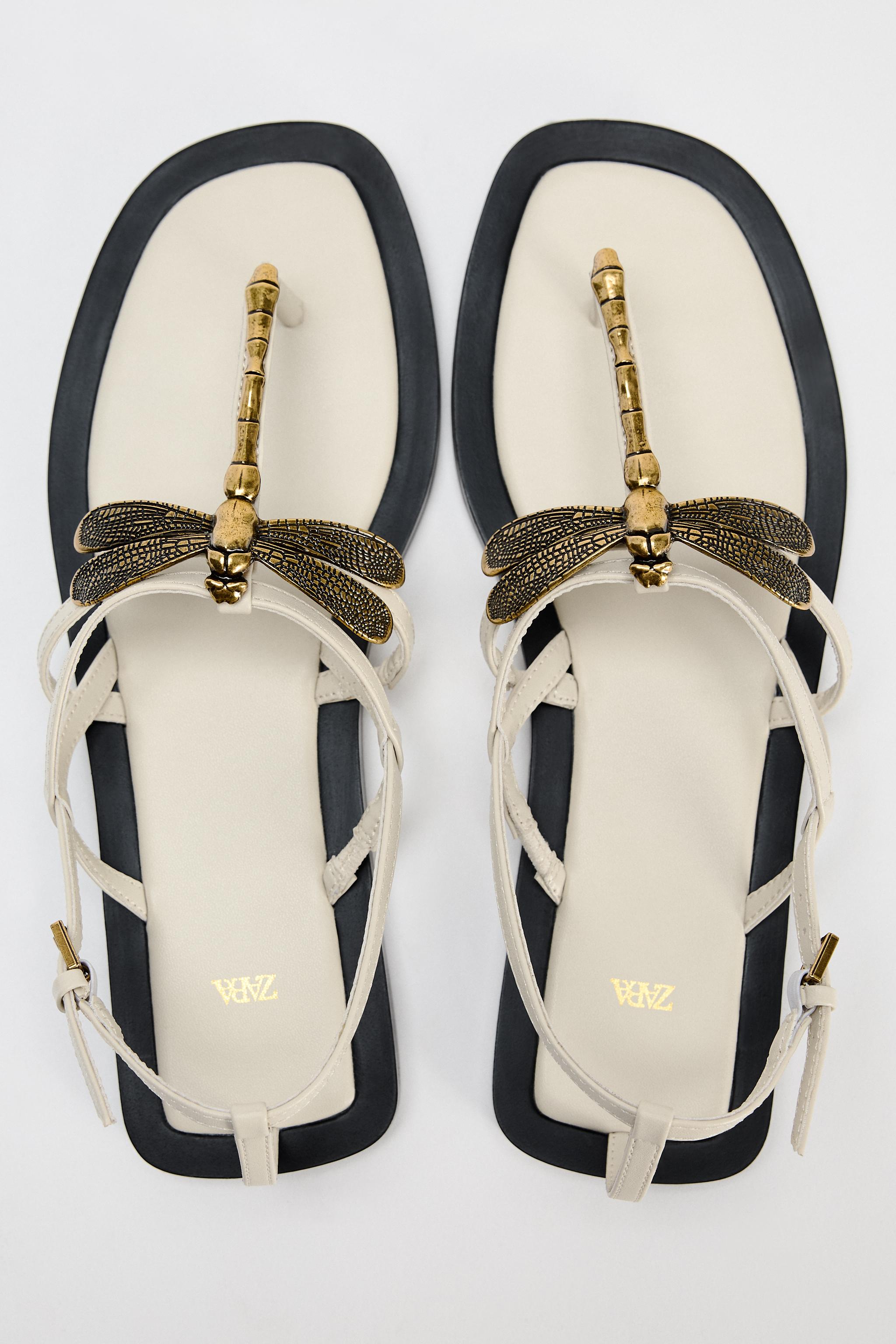 Zara embellished orders sandals