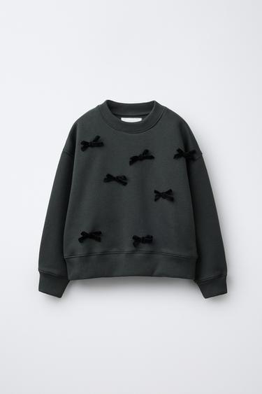 SUDADERA LACITOS VELVET - Gris antracita de Zara - Imagen 0