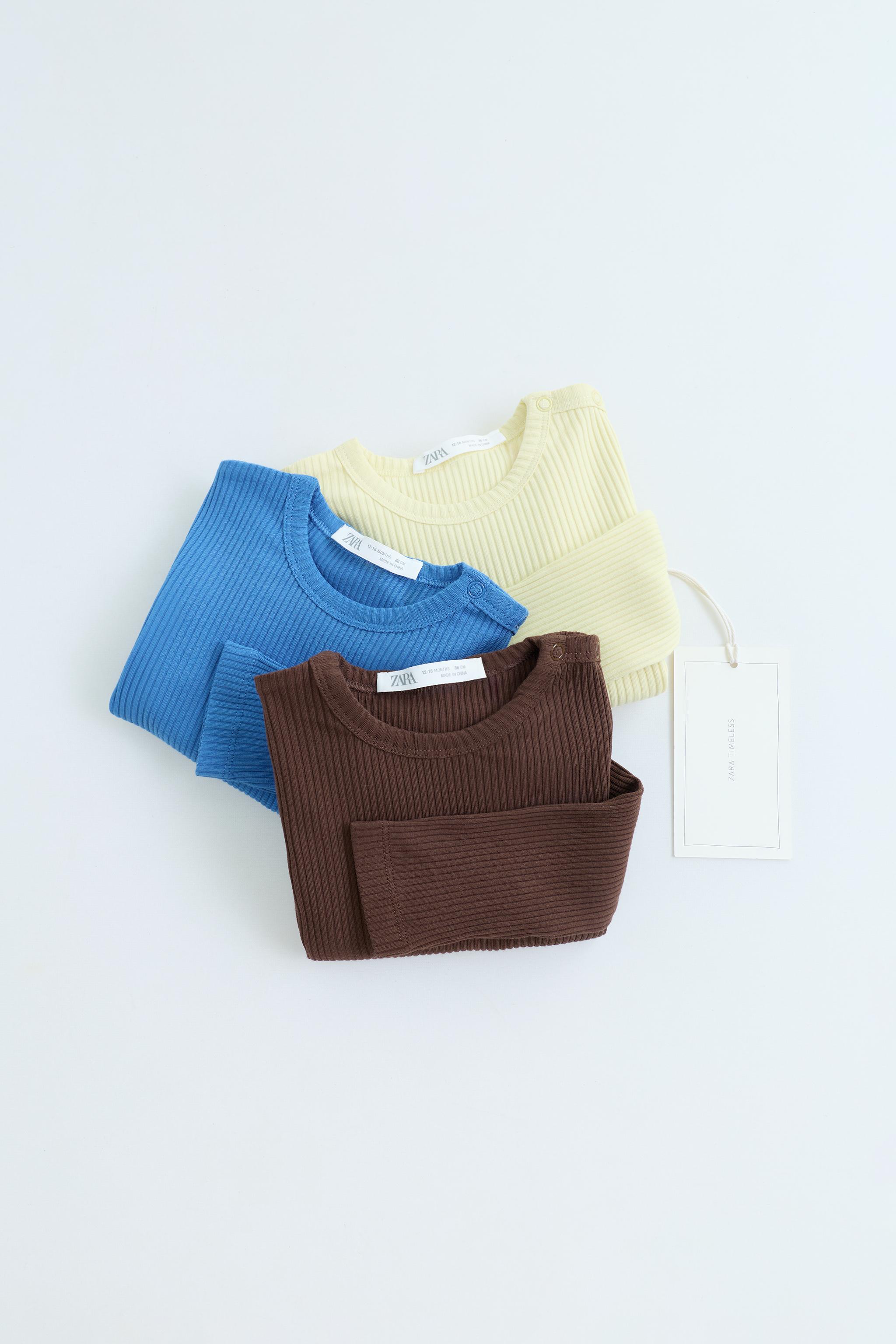 ZARA TIMELESS - LOT DE TROIS BODYS À MANCHES LONGUES