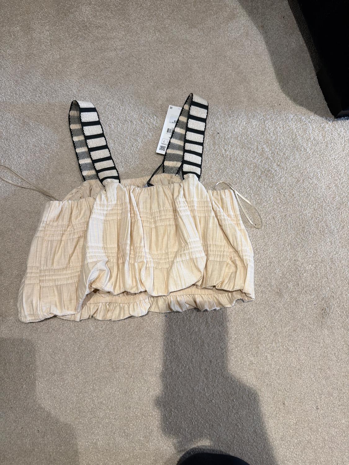 BALLOON TOP WITH CONTRAST STRAPS - Image 2