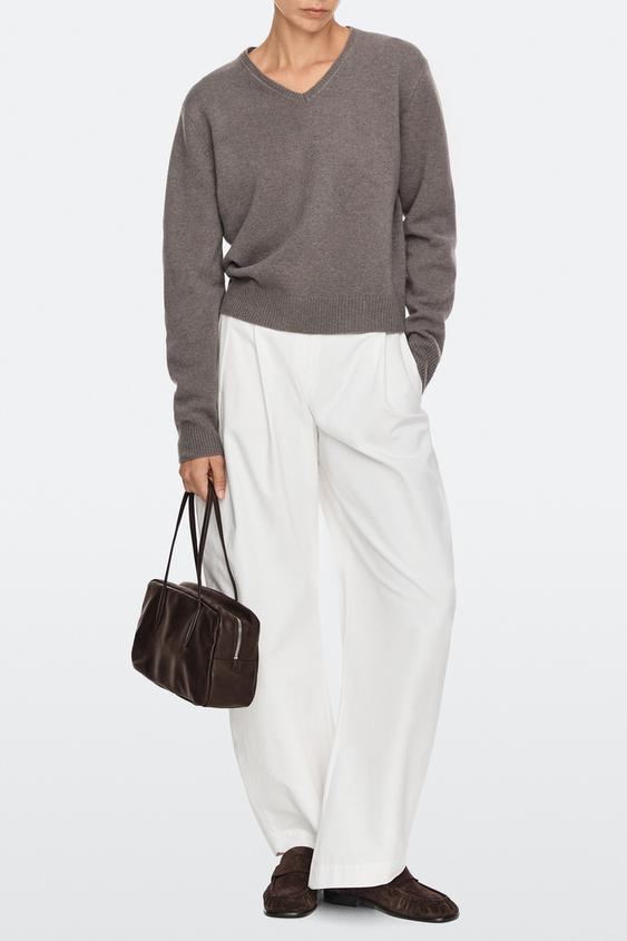 Bolso mini duffle piel napa - Marrón de Zara - Imagen 0