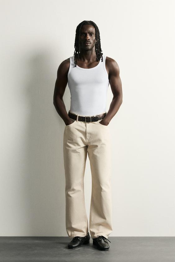 بنطلون LOOSE FIT - خَام الخاص بـ Zara - صورة 0